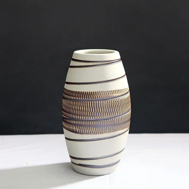 Elegant Ceramic Vase Trio Set