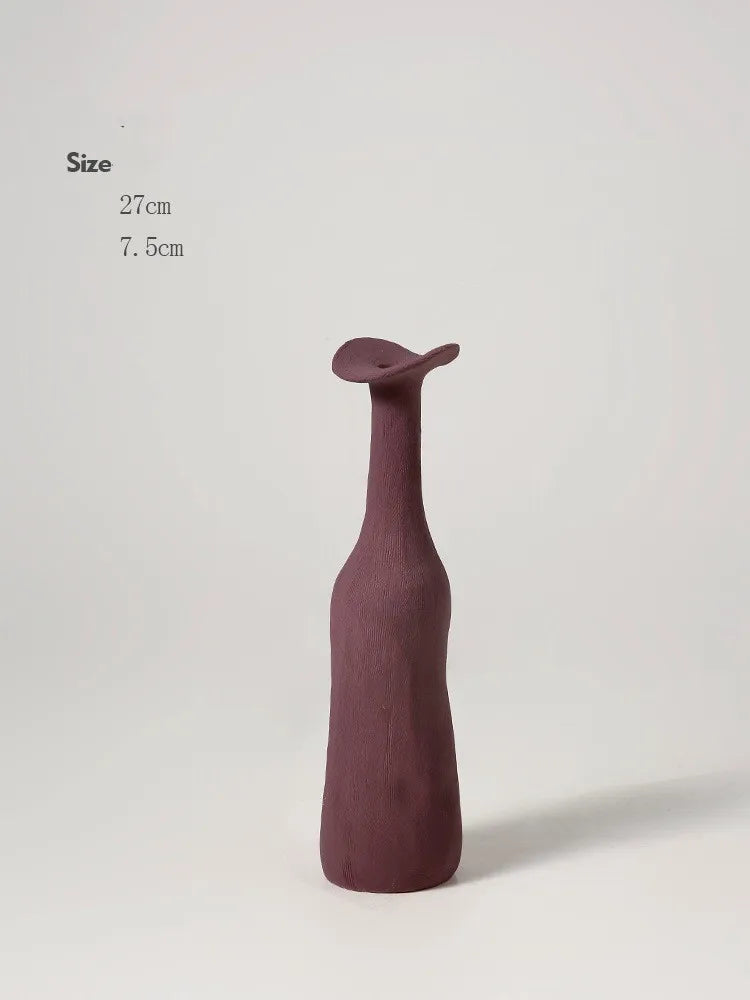 Elegant Morandi Ceramic Vase