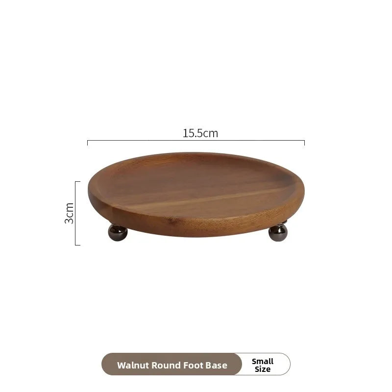 Walnut Double-Layer Organizer