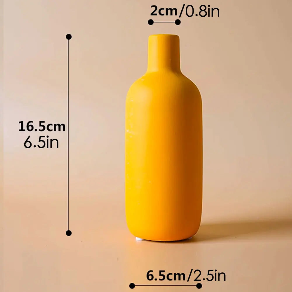 Vibrant Boho Ceramic Vase Set