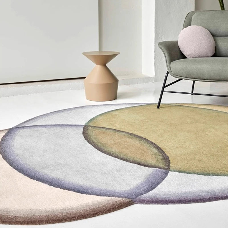 Irregular Shapes Living Room Decoration Carpet Modern Style Rugs for Bedroom Thick Plush Lounge Floor Mat Fluffy Soft Study Rug