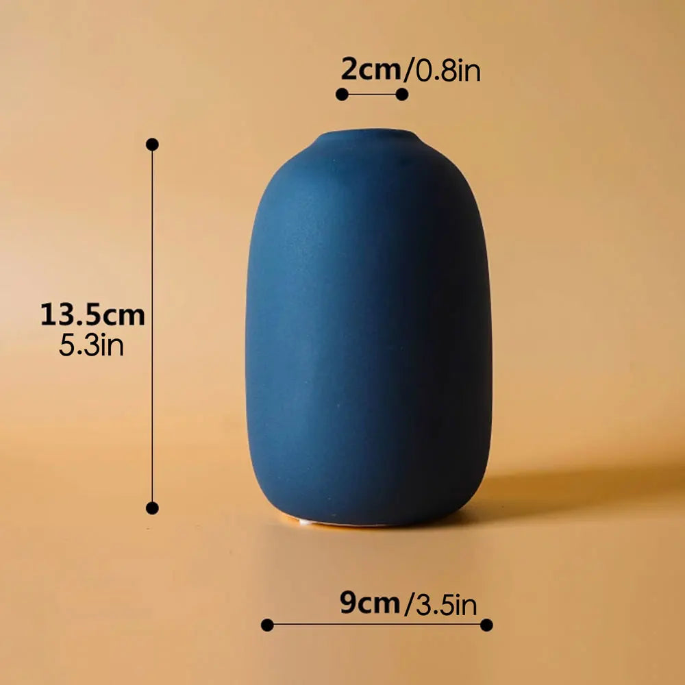 Vibrant Boho Ceramic Vase Set