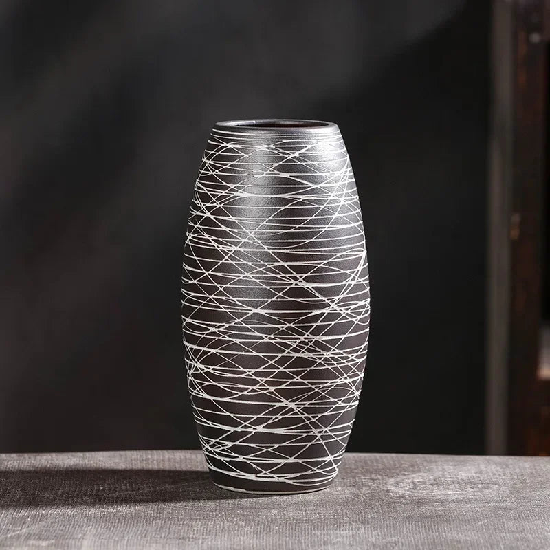 Elegant Ceramic Vase Trio Set