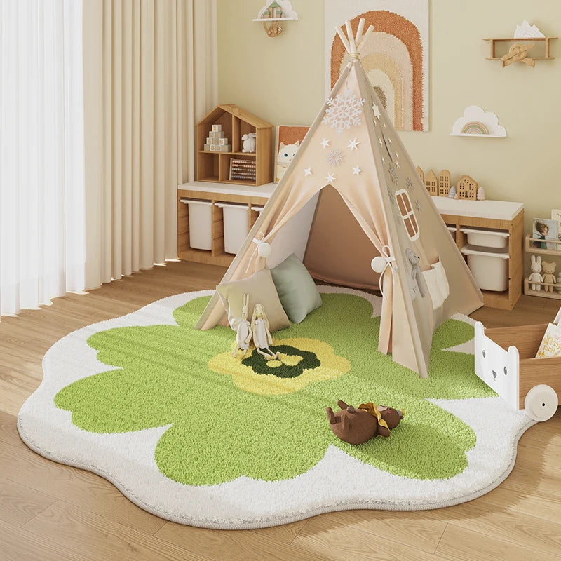 Playful Plush Rugs for Kids