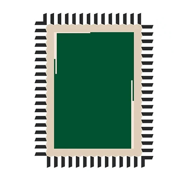 Plush Retro Living Room Rug