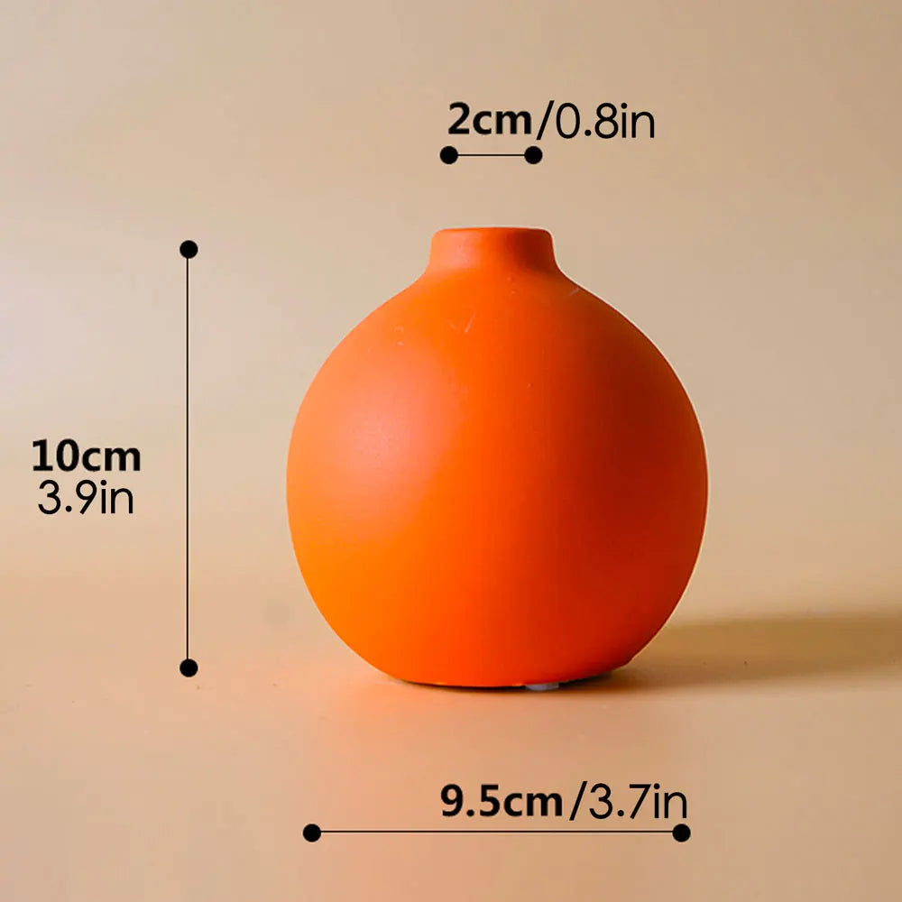 Vibrant Boho Ceramic Vase Set