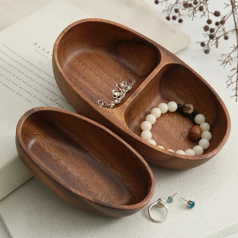 Japanese Sle Wooden Desktop Organizer Box l Key Jewelry Sorting Tray Rustic Chic Home Decorative Storage Box for Desktop