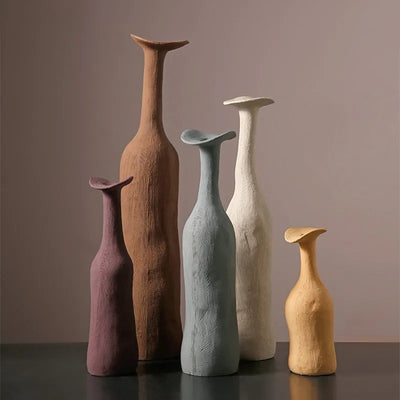 Elegant Morandi Ceramic Vase