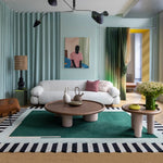 American Retro Carpets for Living Room Thicken Washable Floor Mat Home Plush Lounge Rug Irregular Bedroom Decor Anti-slip Carpet