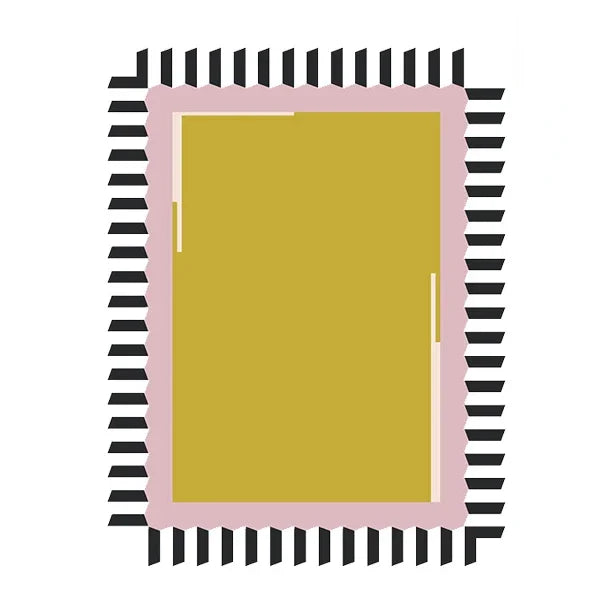 Plush Retro Living Room Rug