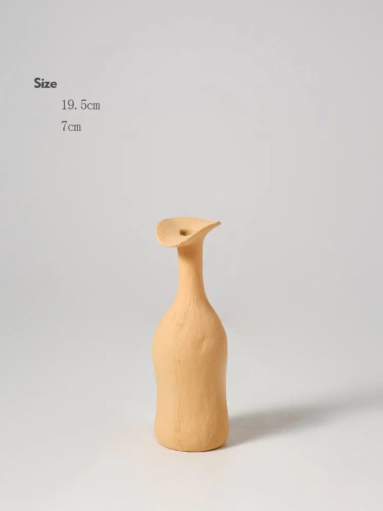 Elegant Morandi Ceramic Vase