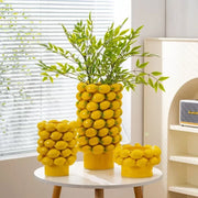Lemon Style Ceramic Nordic Fruit Vase Home Decoration Dining Table Model Room Flower Arrangement Ornament Living Room Bedroom